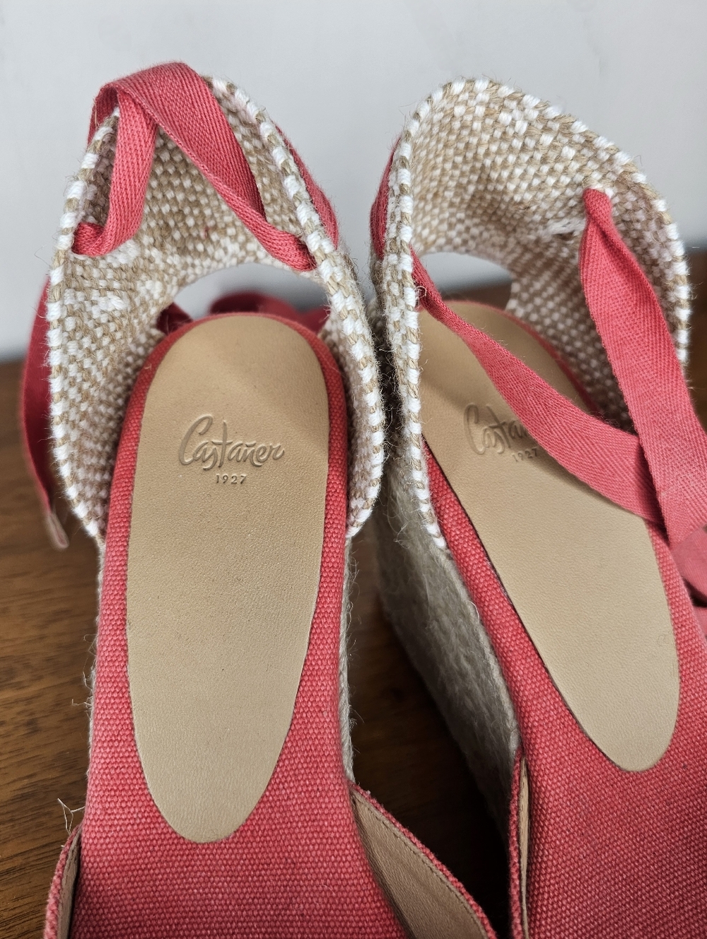 Castañer Carina Canvas Espadrille Wedges - Picture 5 of 10